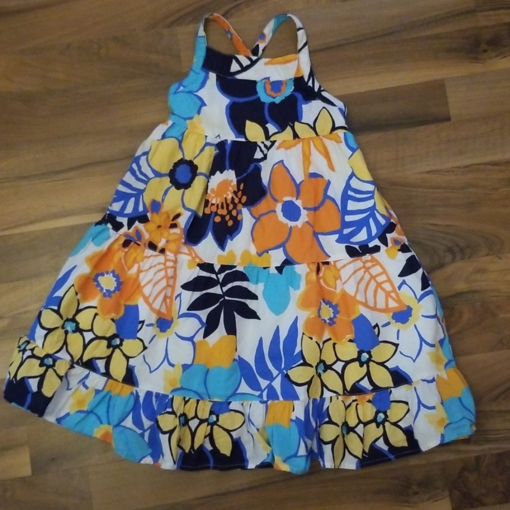 Girl's Floral Gymboree Summer Dress Size 5